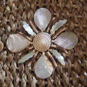 Coastal Beachy Seashell Grass Purse